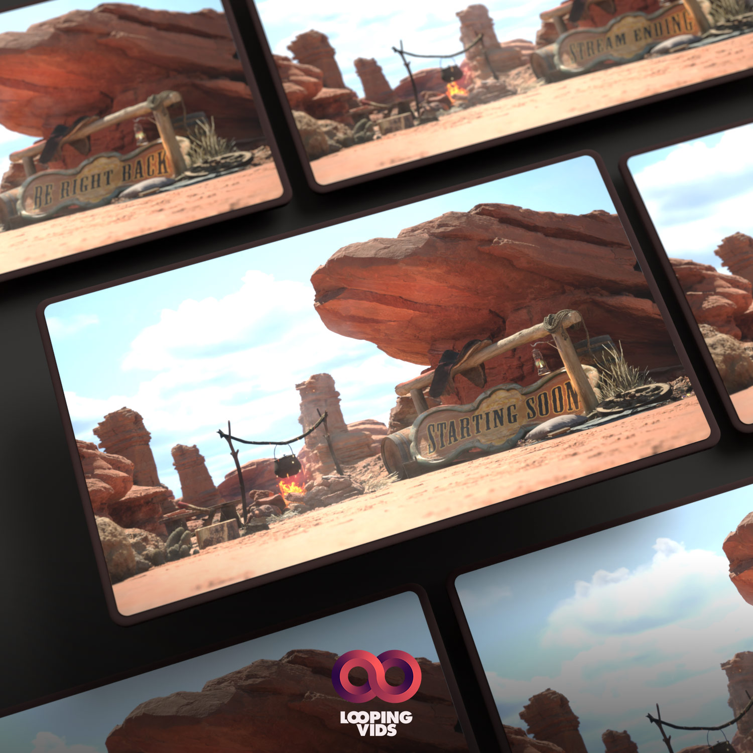 Wild West Twitch Screens